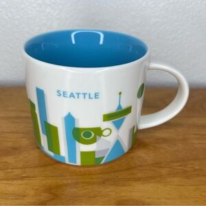Starbucks Seattle You Are Here Collection Coffee Tea Mug 2017 Cup 14oz